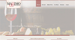 Desktop Screenshot of massimospizzeriaristorante.com